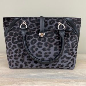 Henri Bendel Lafayette Satchel in Leopard, EUC!
